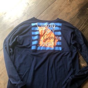 GA Georgia Home Sweet Home Shirt Oversized Auburn